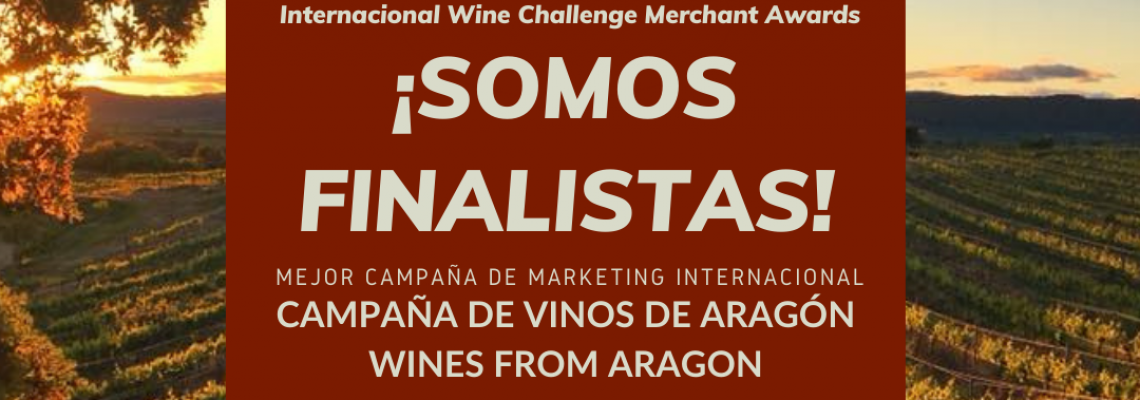 ¡SOMOS FINALISTAS! wine from aragon icex aragon alimentos